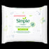 Simple Micellar Cleansing Facial Wipes 25pc